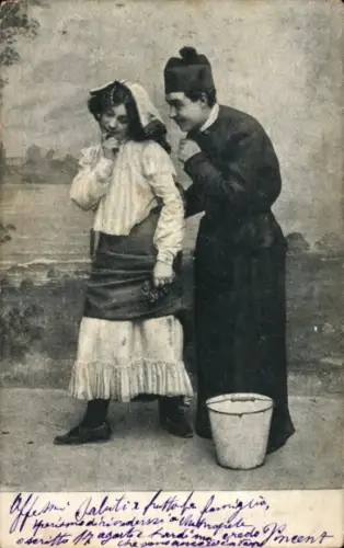 Ak Schauspieler, Theaterszene