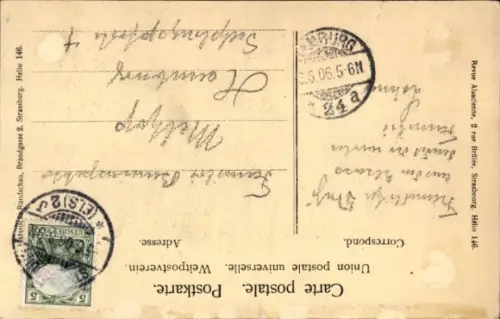 Ak Alsacienne, Elsässerin in Tracht, Straßburgerin