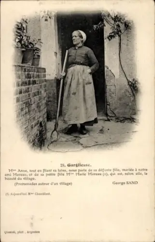 Ak Gargilesse, Mme Anne, George Sand