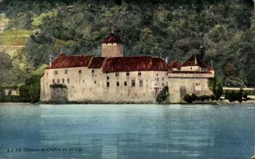 Ak Chillon Montreux Kanton Waadt, Schloss