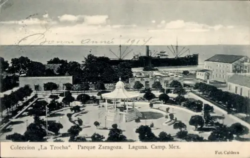 Ak Ciudad del Carmen Mexiko, Laguna Campeche, Parque Zaragoza