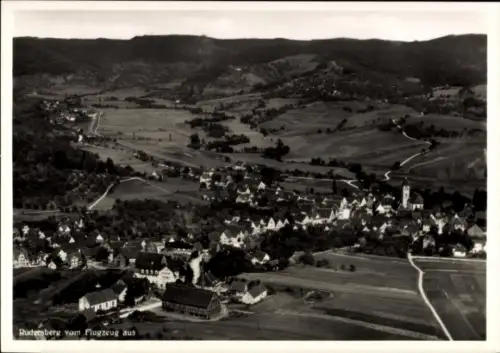 Ak Rudersberg in Württemberg, Luftaufnahme von  ländliche Umgebung, Häuser, Felder