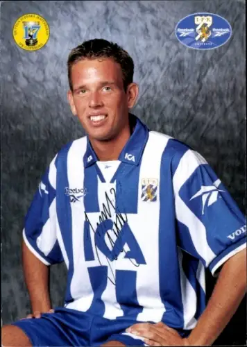 Autogrammkarte Fußballer Jimmy Svensson, IFK Göteborg, Autogramm