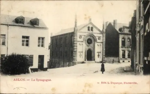 Judaika Ak Arlon Aarlen Wallonien Luxemburg, Synagoge