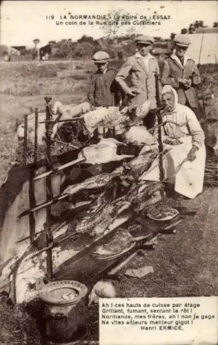 CPA Lessay Manche, La Foiré