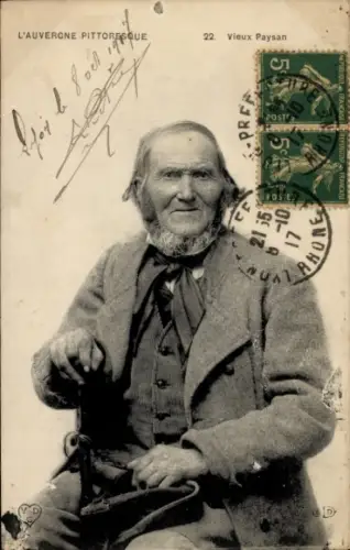 CPA Auvergne, Vieux Paysan