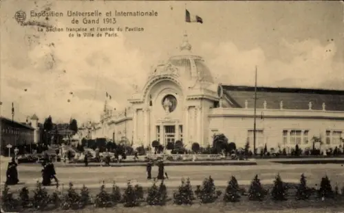 CPA Gand Flandre orientale, Exposition Universelle et Internationale 1913, Pavilion Ville de Paris