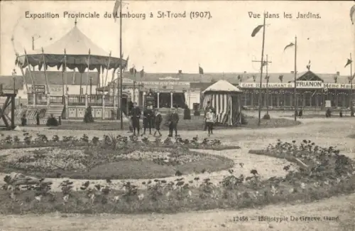 CPA Saint Trond Saint-Trond Flandre Limbourg, Exposition Provinciale du Limbourg 1907, Jardins
