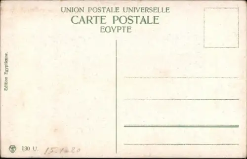CPA Caire Égypte, Charette Arabe
