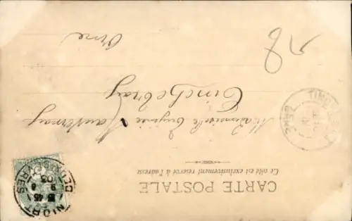 Ak Porträt einer Frau in schwarzer Unterwäsche