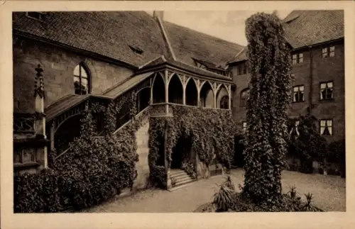 Ak Nürnberg, Burghof