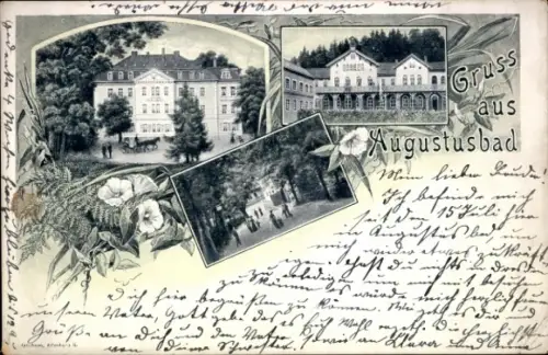 Ak Augustusbad Radeberg in Sachsen, Kurhaus