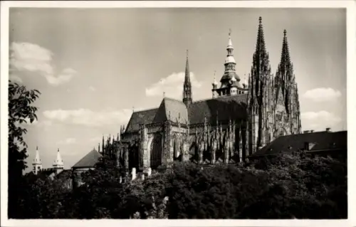 Ak Praha Prag Tschechien, St. Veitsdom