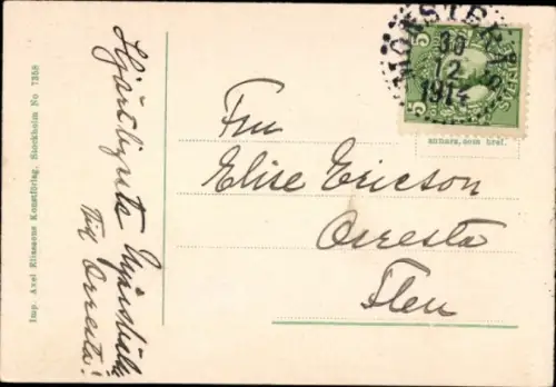 Ak Glückwunsch Neujahr, Kind, Telegramm