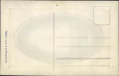 Passepartout Ak Leipzig in Sachsen, Museum der bildenden Künste
