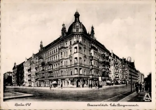 Ak Berlin Kreuzberg, Baerwaldstraße Ecke Bergmannstraße