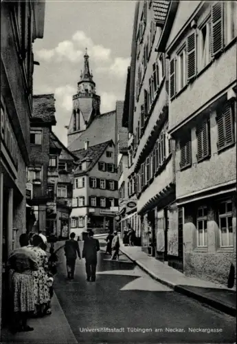 Ak Tübingen am Neckar, Neckargasse