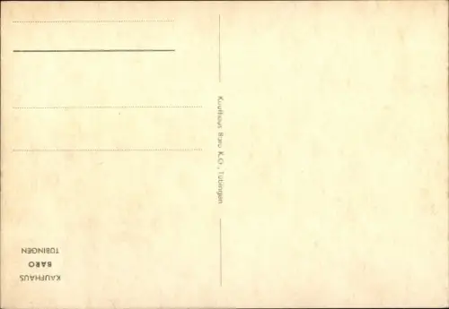 Ak Tübingen am Neckar, Neckargasse