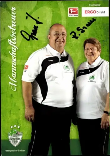 Autogrammkarte Mannschaftsbetreuer Joseph Gron, SpVgg Greuther Fürth, Autogramm