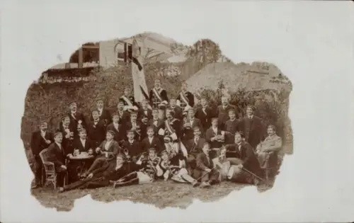 Studentika Foto Ak Gruppenfoto der Studenten