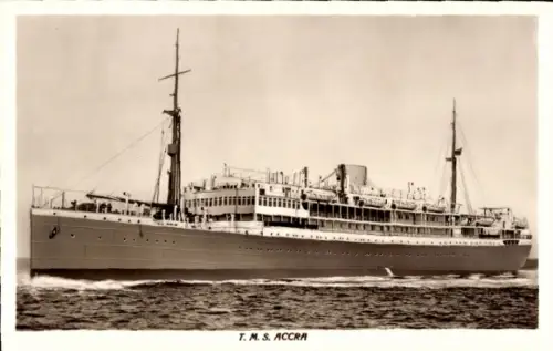 Ak TMS Accra, Passagierdampfer