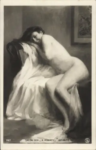 Künstler Ak Roberty, A., Intimite, Erotik