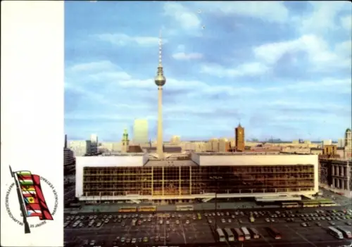 Ak Berlin Mitte, Palast der Republik am Marx Engels Platz