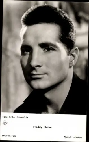 Ak Schauspieler und Sänger Freddy Quinn, Portrait