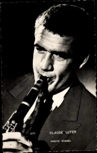 Ak Musiker Claude Luter, Photo Staval 571, Mit Klarinette