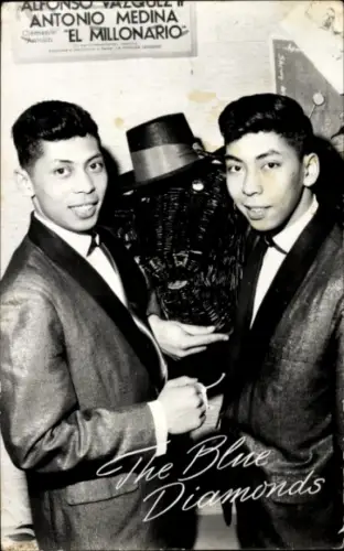Ak Doo Wop Duo The Blue Diamonds, Portrait