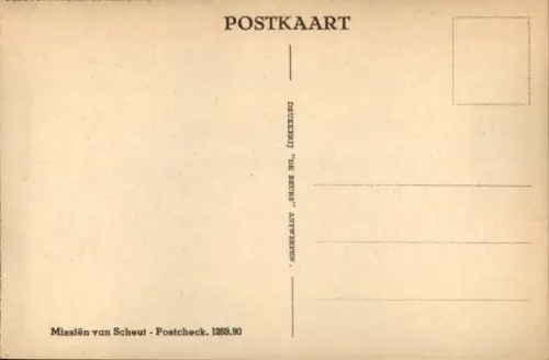 Ak Philippinen, Missien van Scheut, Dorp op berghelling