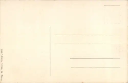 Ak Köln am Rhein, Kölner Dom, Mittelschiff