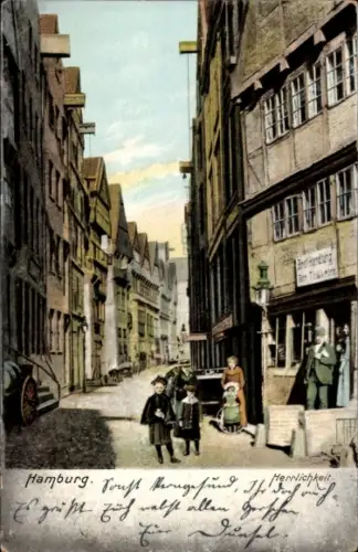 Ak Hamburg Mitte Altstadt, Herrlichkeit, Brothandlung