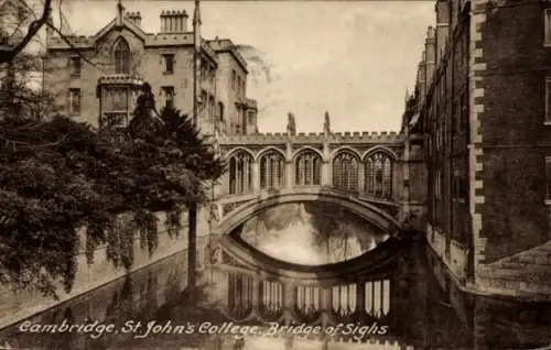 PC Cambridge East England, St John's College, Bridge of Sighs