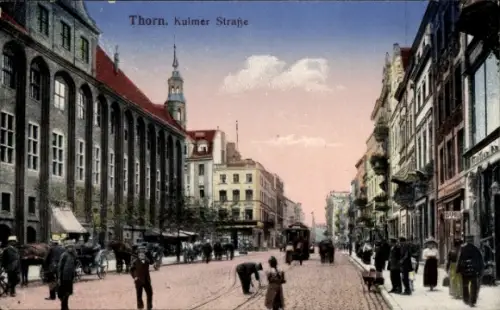 Ak Toruń Thorn Westpreußen, Kulmer Straße