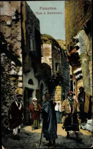 Ak Bethlehem Palästina, Une Rue