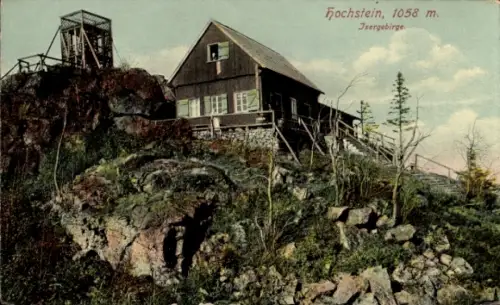 Ak Szklarska Poręba Schreiberhau Riesengebirge Schlesien, Hochstein, Isergebirge