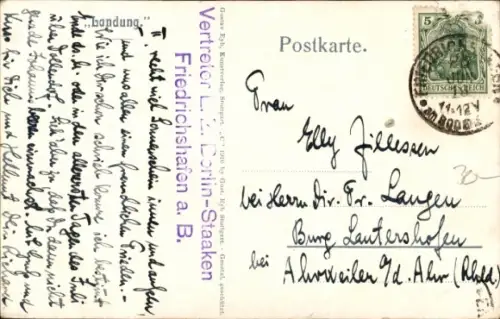 Künstler Ak Zeppelin bei der Landung