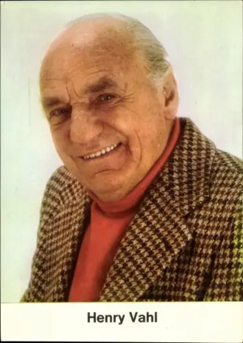 Ak Schauspieler Henry Vahl, Portrait