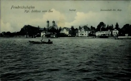 Ak Friedrichshafen am Bodensee, Schloss, Seehof, Kuranstalt Dr. Kay