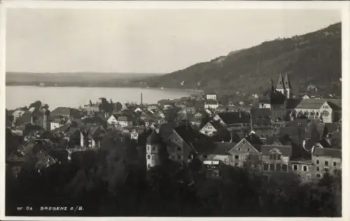Ak Bregenz am Bodensee Vorarlberg, Panorama