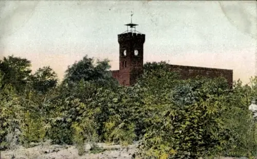 Ak Windhoek Windhuk Namibia Deutsch Südwestafrika, Truppen-Garten und Magazin