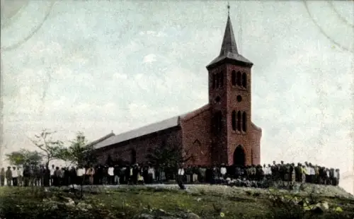 Ak Windhoek Windhuk Namibia Deutsch Südwestafrika, Kirche der Eingeborenen