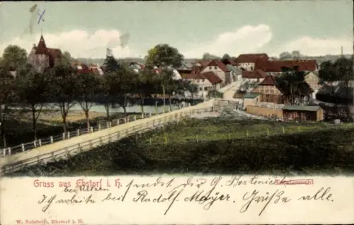 Ak Ebstorf in der Lüneburger Heide, Totalansicht