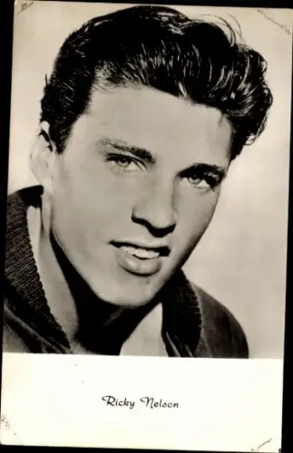 Ak Sänger Ricky Nelson, Portrait