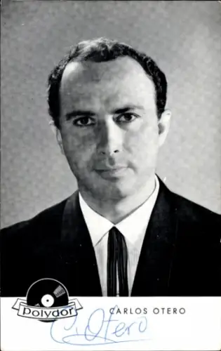 Autogrammkarte Sänger Carlos, Autogramm