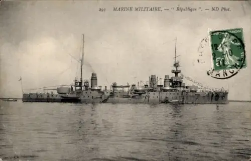 CPA Marine Militaire, cuirassé République