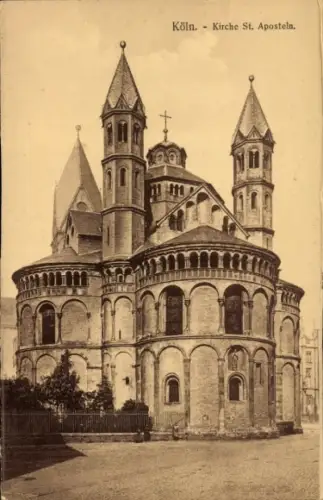 Ak Köln am Rhein,  Kirche St. Aposteln,  Architektur