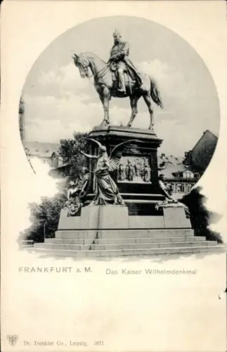 Ak Frankfurt am Main, Kaiser Wilhelmdenkmal