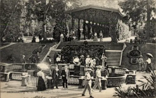 Ak Bad Homburg vor der Höhe Hessen, Elisabethbrunnen